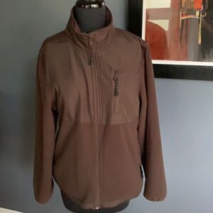 Snozu chocolate zipper fleece, large